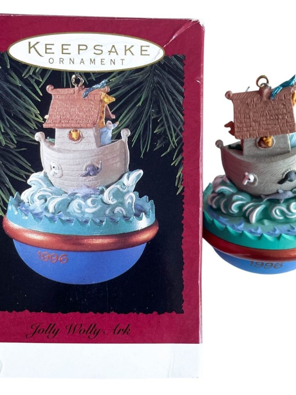 Entire Closet $5! VTG 1996 Hallmark Keepsake Noah's Ark Christmas Ornament